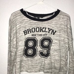 Long sleeve croptop no hoodie